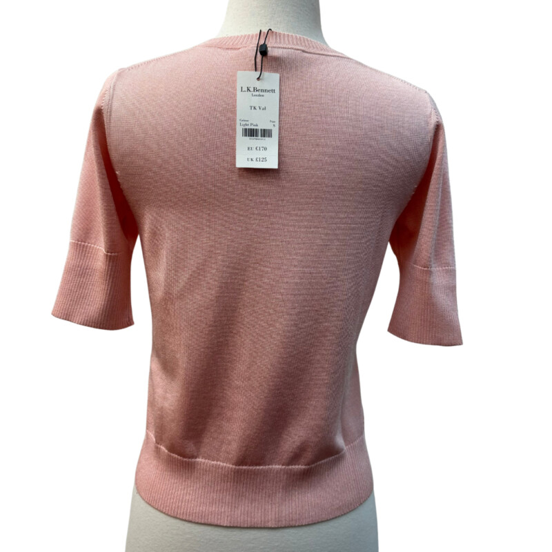 New LK Bennett Sweater<br />
Retails for 170 Euros<br />
Light Pink<br />
Size: Small