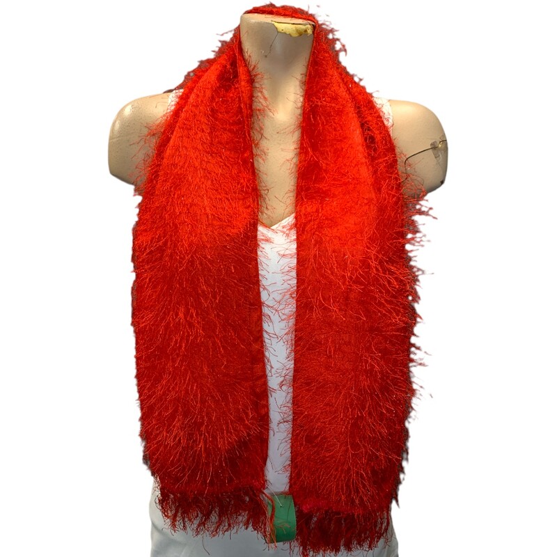 Scarf, Red, Size: O/s