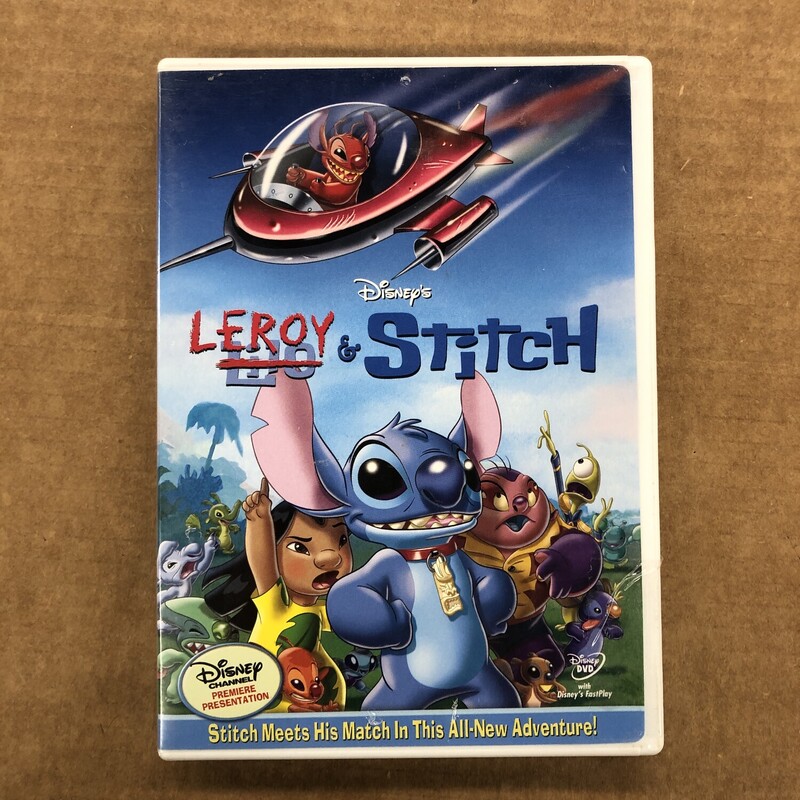 Leroy & Stitch, Size: DVD, Item: GUC