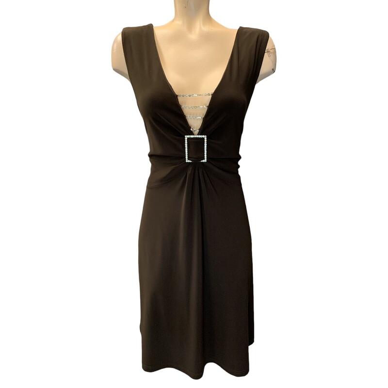 Joseph Ribkuff Dress S12, Brown, Size: L