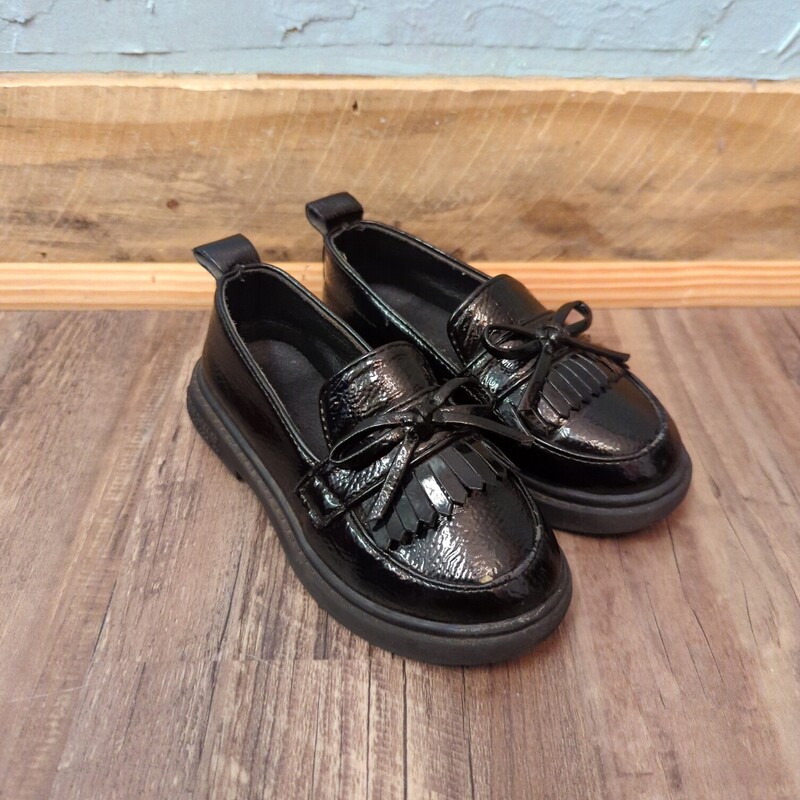 Patent Toddler Loafer, Black, Size: Shoes 10.5
