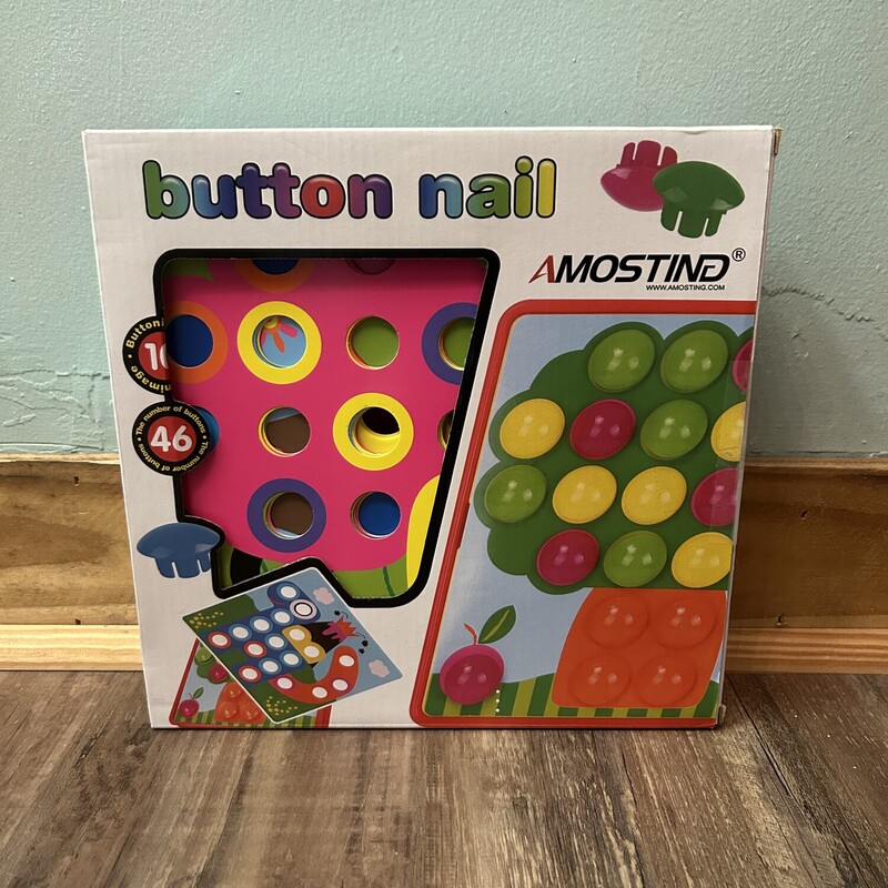 Button Nail, Multi, Size: Toy/Game