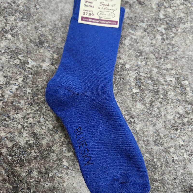 Socks Shoe Size 5-8 Blue