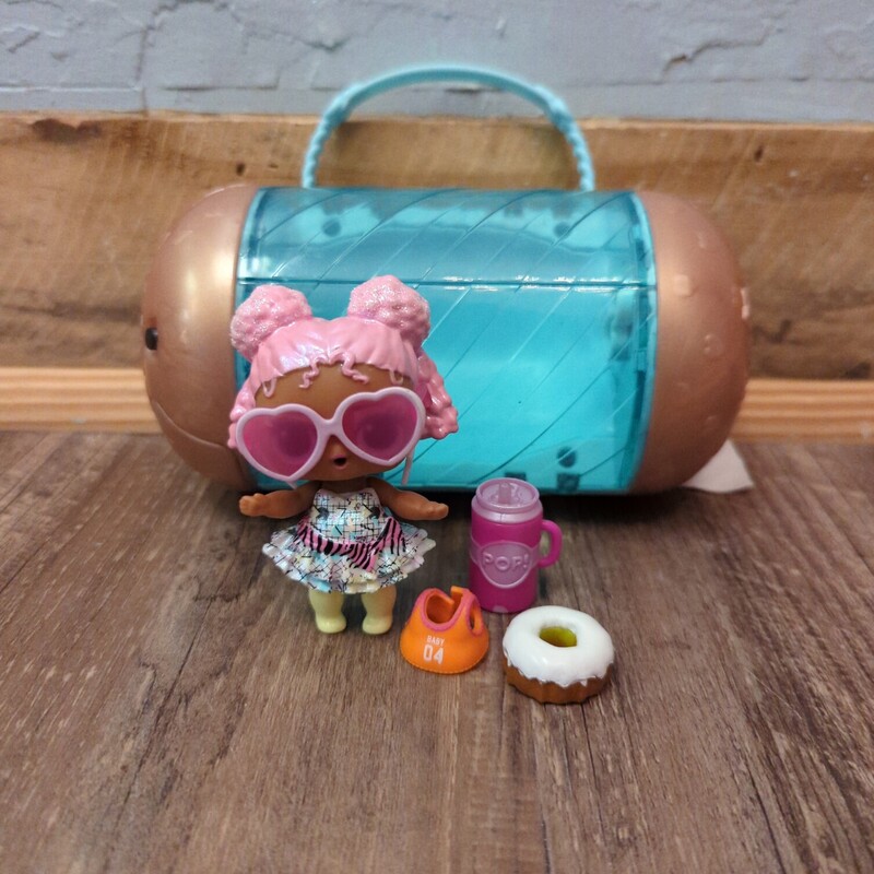 Lol Doll Carry - Donut, Teal, Size: Toy/Game