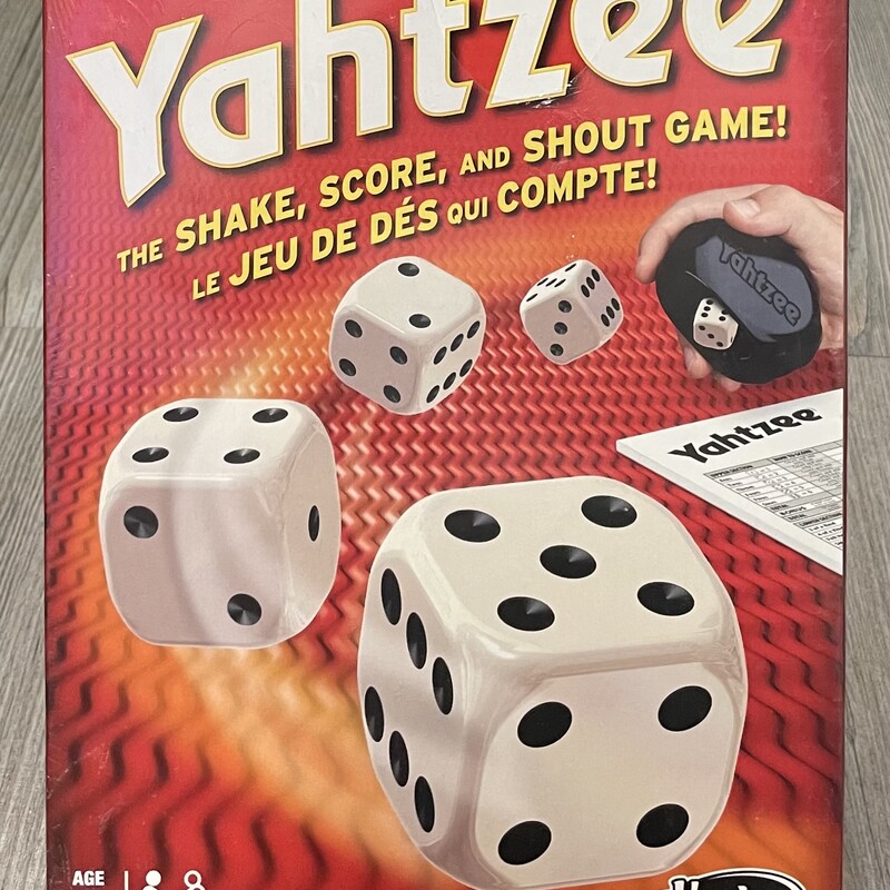 Yahtzee Game, Red, Size: 8Y+
NEW!
