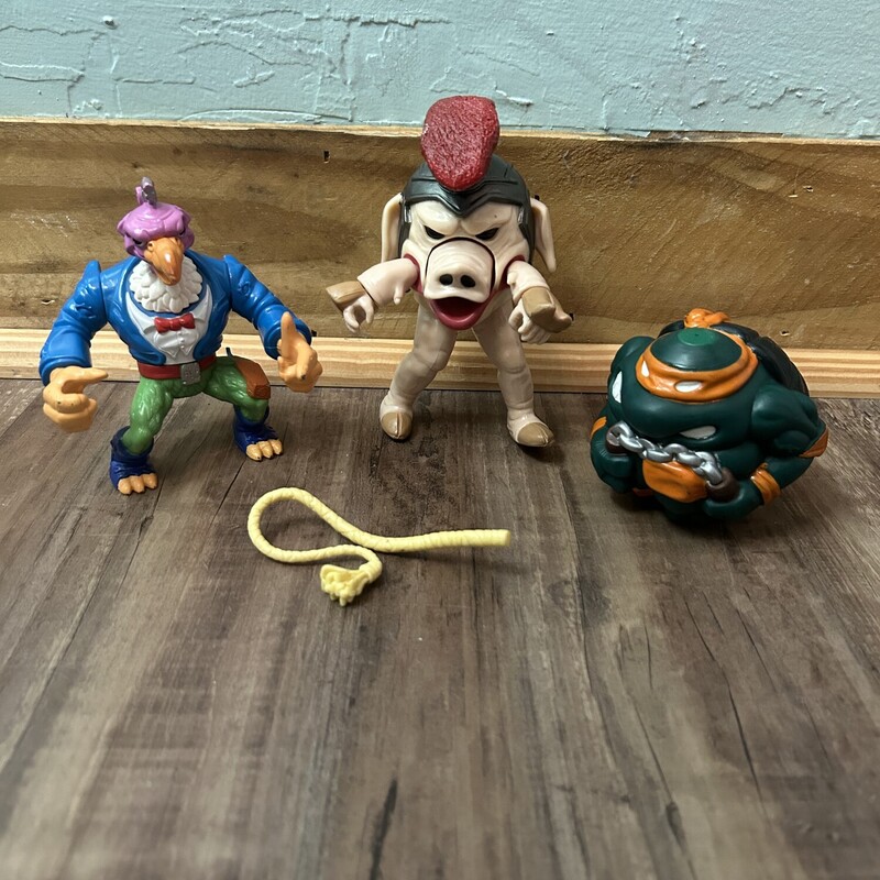 3 Mixed Monster Wrestlers, Multi, Size: Toy/Game