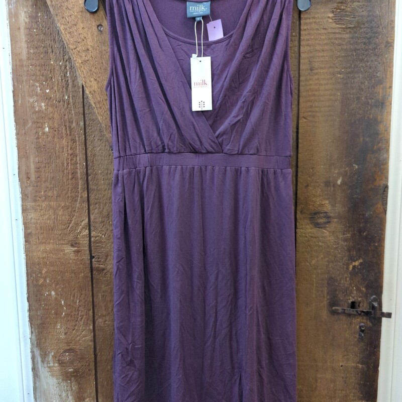 Milk NWT Empire Dress, Purple, Size: Adult S