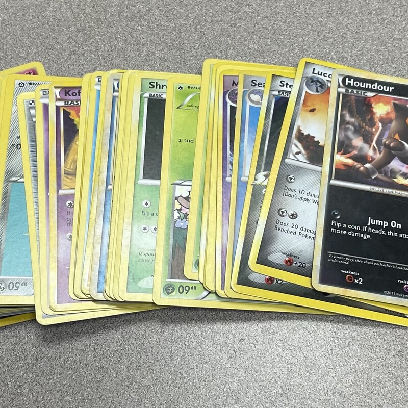 Pokemon Random Cards, Blue, Size: 45+ Cards