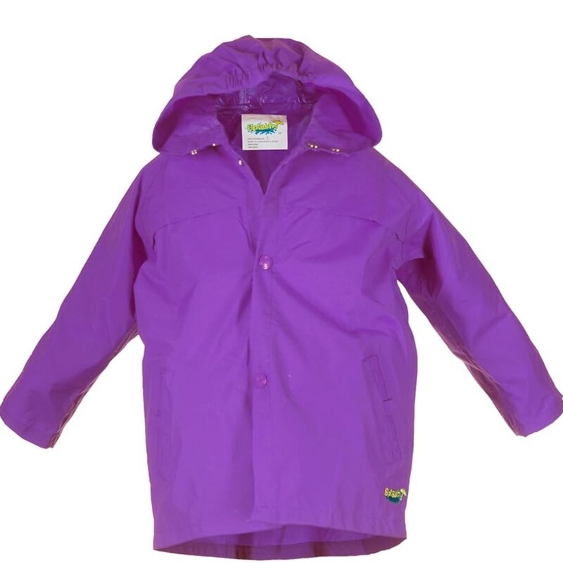 Waterproof Raincoat 9/10, Purple, Size: Rainwear