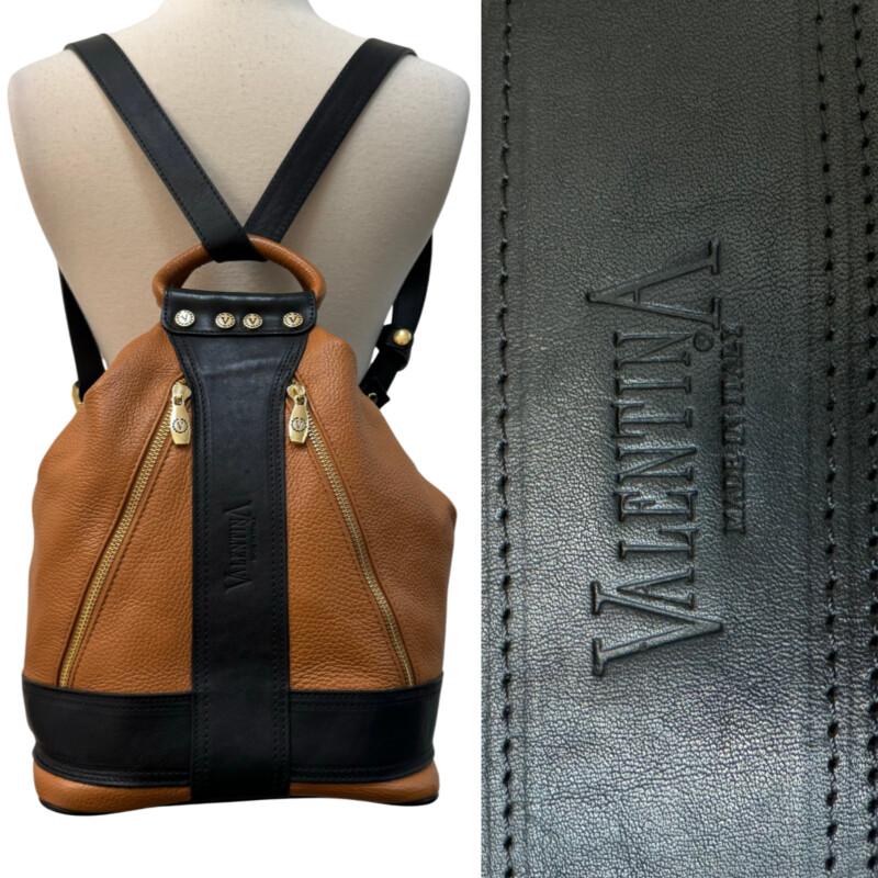 Valentina Buttery Soft Leather Carrano Handbag
Converts to a Backpack
Colors: Camel and Black