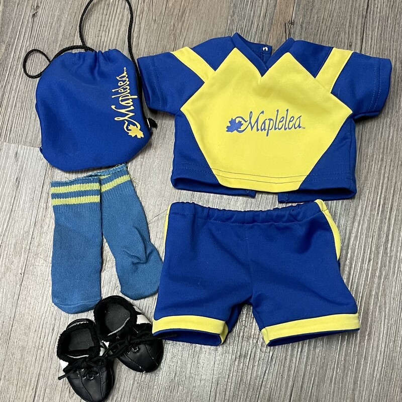 Maplelea Soccer Clothes Set, Blue, Size: 18 Inch
5 pcs