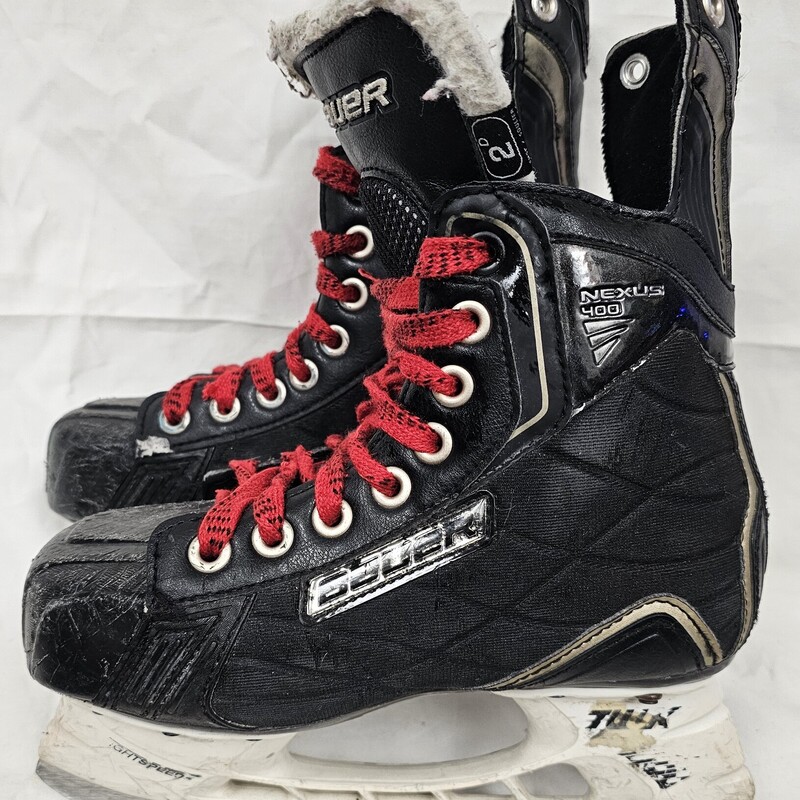 Bauer Nexus 400 Hockey Skates, Size: 2, pre-owned, MSRP $129.99