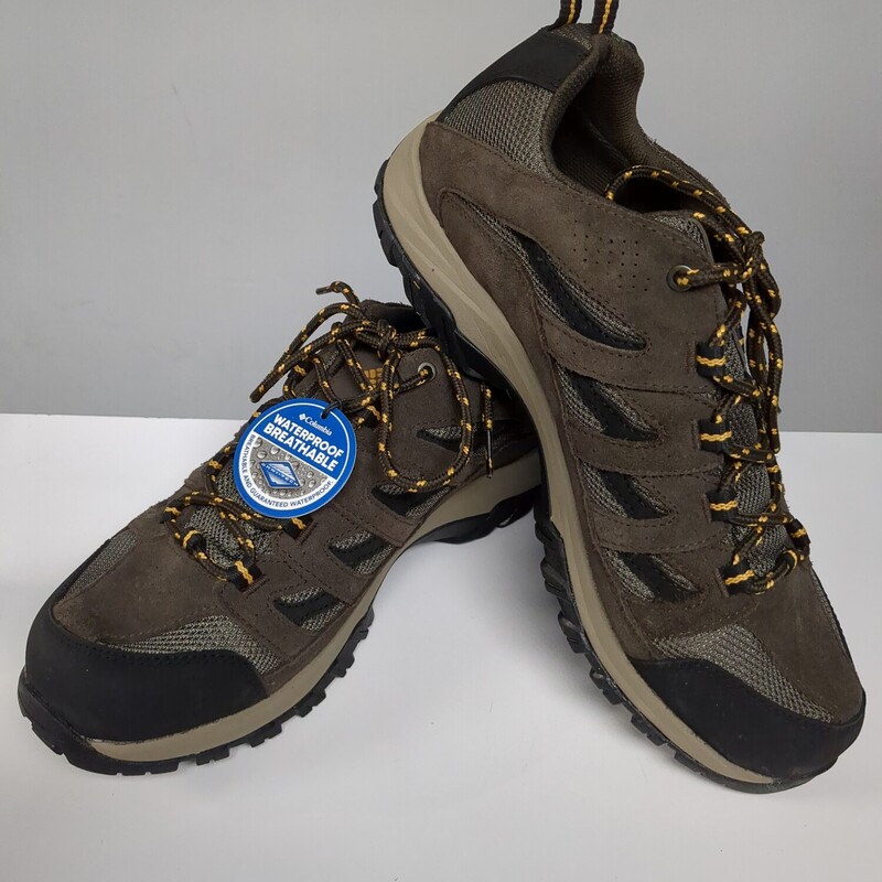 Columbia Hiking Shoes, Brown, Size: 12<br />
Size 10 Mens