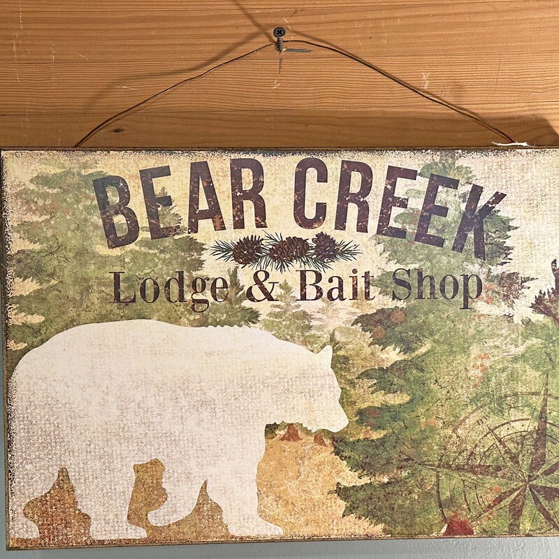 Bear Creek Lodge Sign