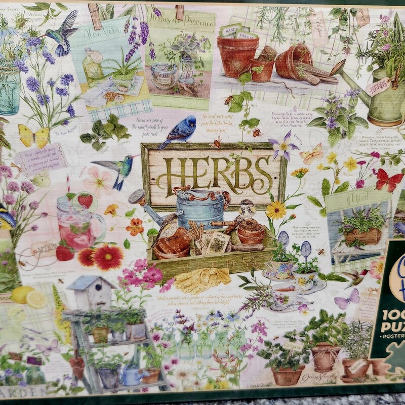 Herb Garden 1000 Pc Puzzl
