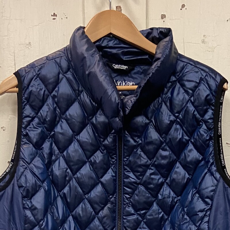 Nvy Down Quilted Vest