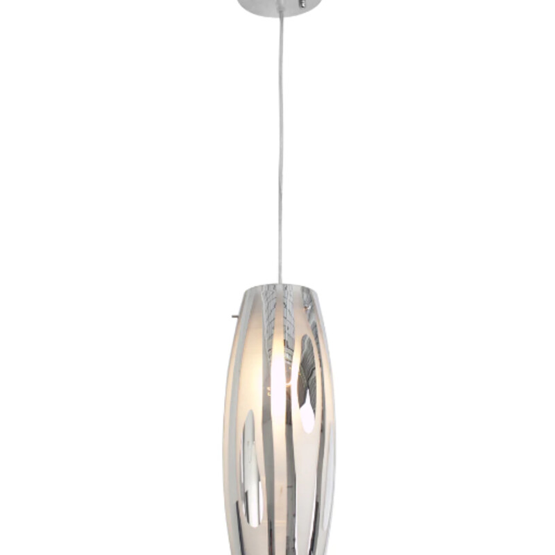 Varaluz Chroman Empire Light Mini Pendant<br />
Chrome<br />
Size: 5.5x14H