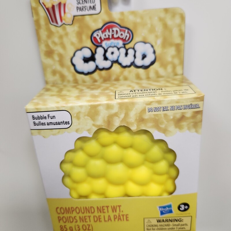 Scented Bubble Slime PC, Popcorn, Size: Playdoh