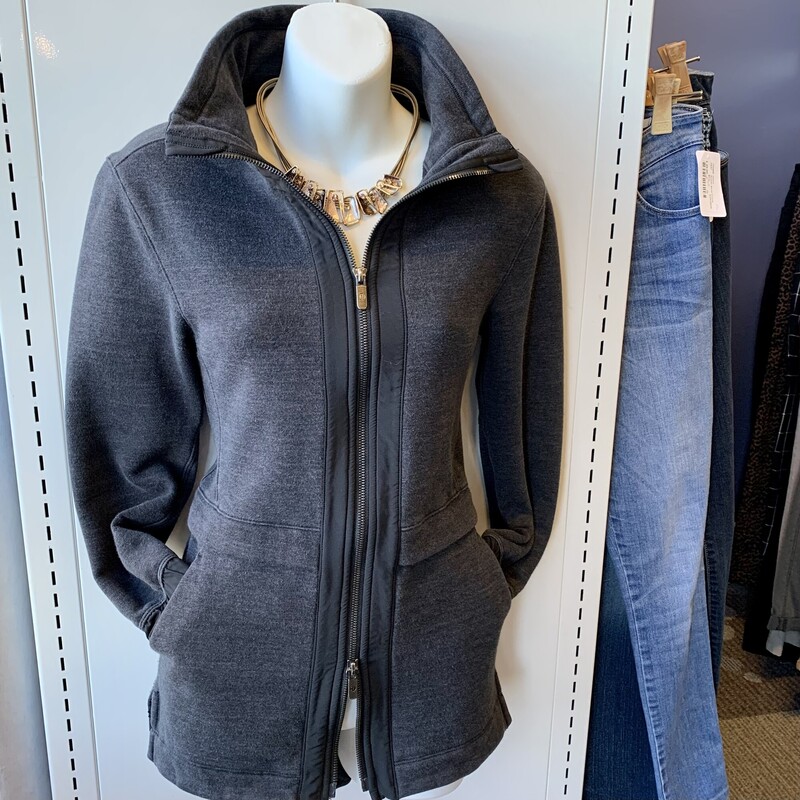 Lululemon Jacket,
Colour: Grey,
Size: 2