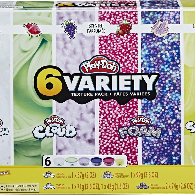 Scented Variety Pack 6 Pc, Ages 3+, Size: Playdoh