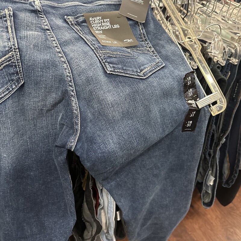 Silver Jeans Co NWT, Blue, Size: 18W $69.99