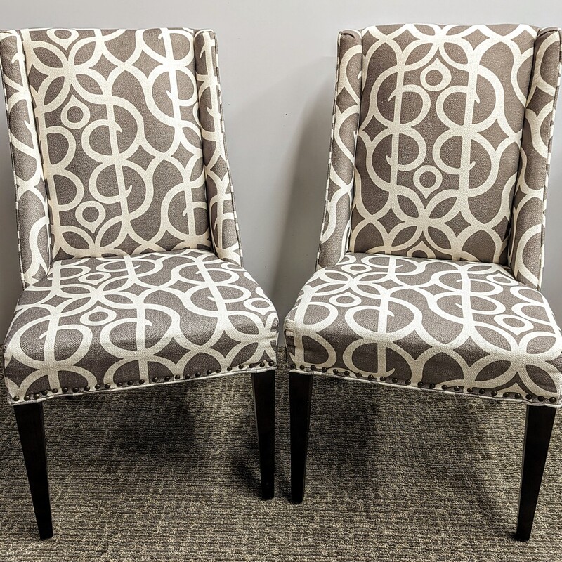 2 Pier 1 Patterned Chairs
