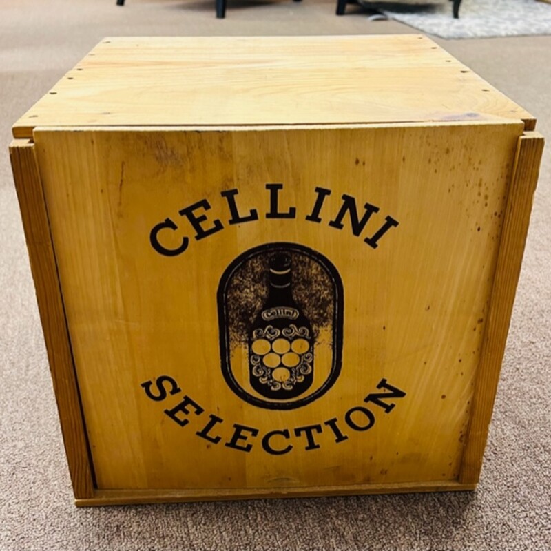 Cellini Selection Wine Box
Tan Black Size: 14 x 14 x 13H
