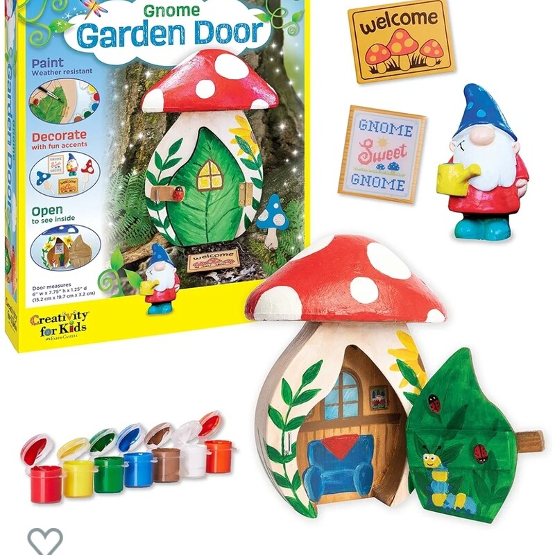 Gnome Garden Door, Ages 6+, Size: Create