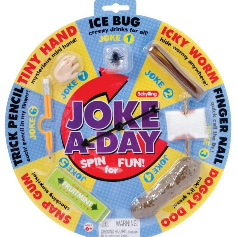 Joke A Day Spin For Fun, 6+, Size: Pretend