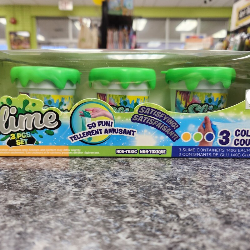 Non Toxic Slime Kit 3pc, 3y+, Size: Slime