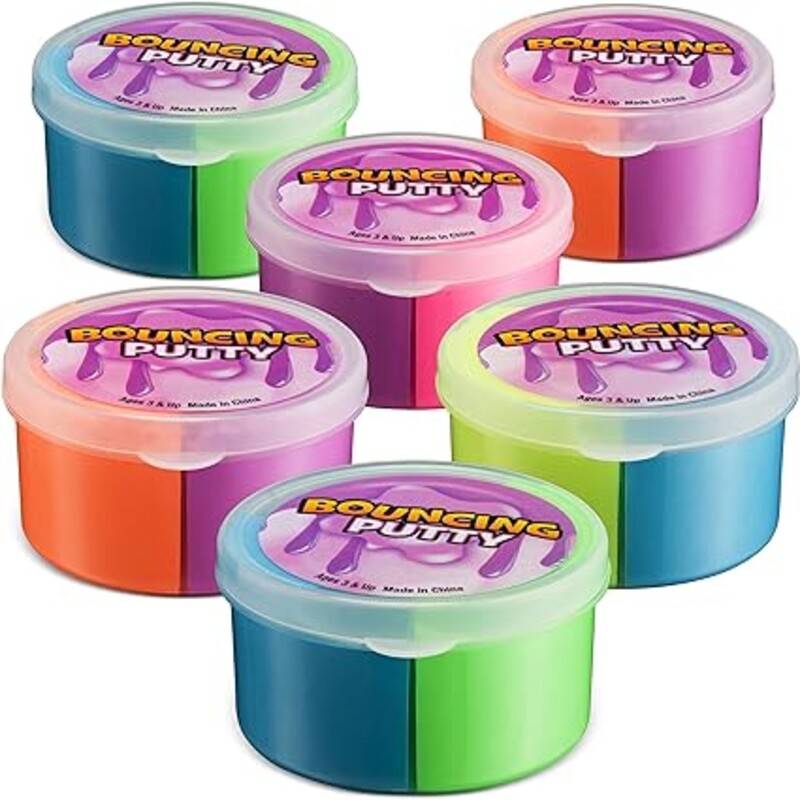 Neon Bouncing Putty, 5+, Size: Putty