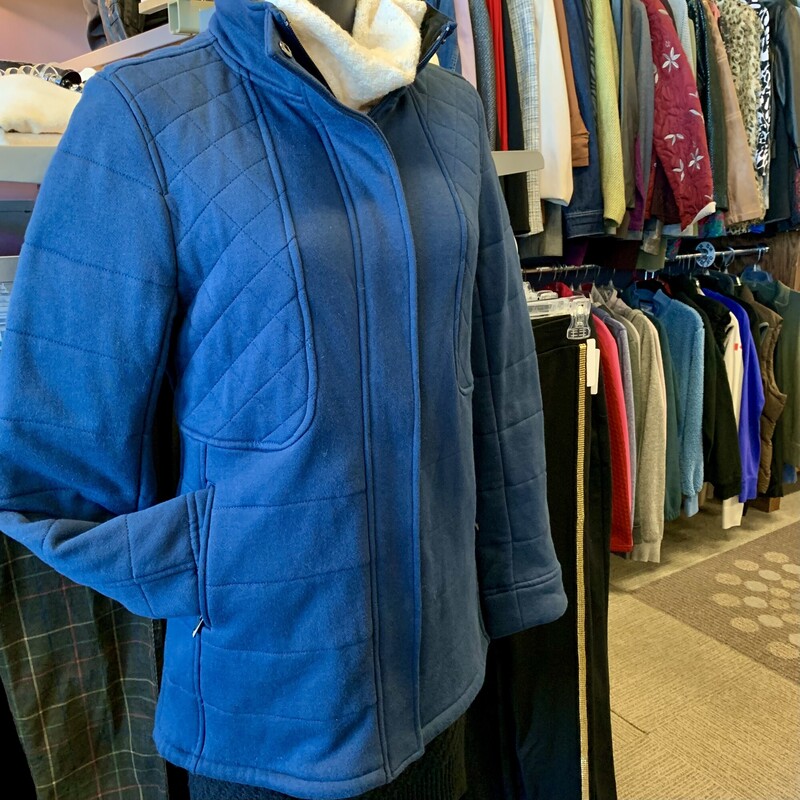 Denver H Quilted Jacket,
Colour: Blue Navy,
Size: Medium,
With supersoft velvety lining