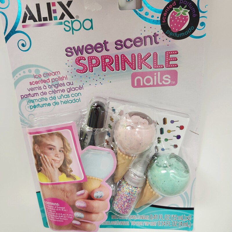 Sweet Scent Sprinkle Nail, 8+, Size: Nails