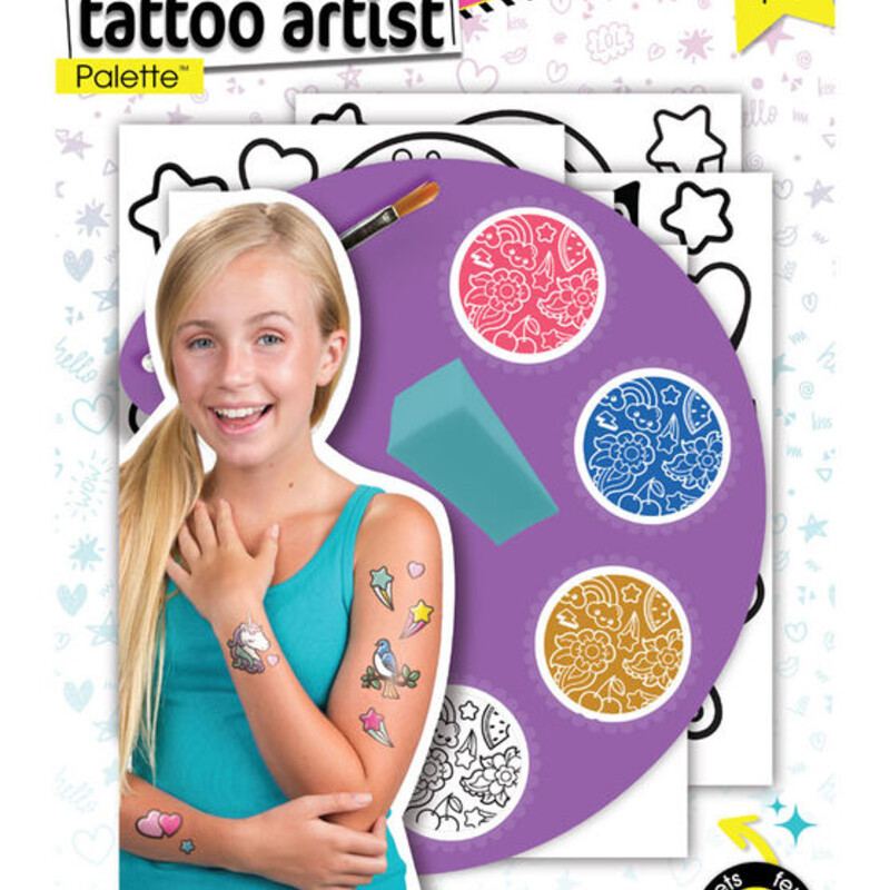 Tattoo Artist Palette, 8+, Size: Tattoo