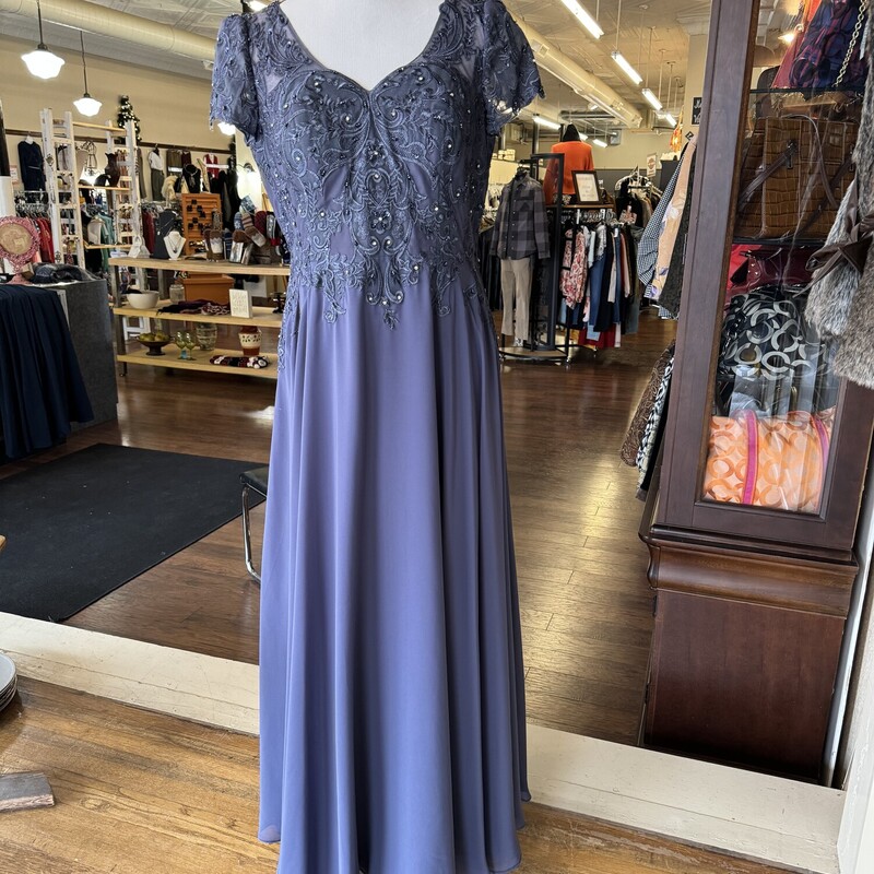 MOB NWT JJHouse Sequin Dress
color: Lavendar
Size: 14