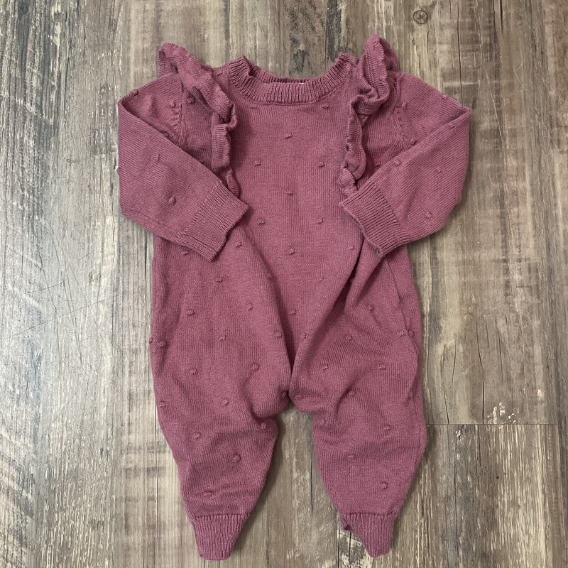 Carters Sweater Romper, Purple, Size: Baby NB