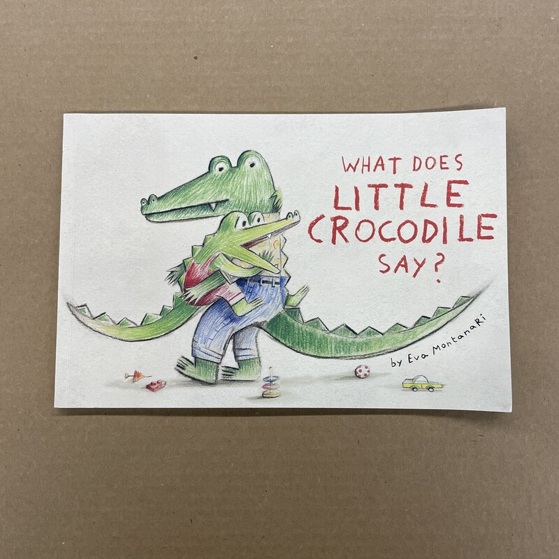 What Does Little Crocodil, Size: Back, Item: Paper