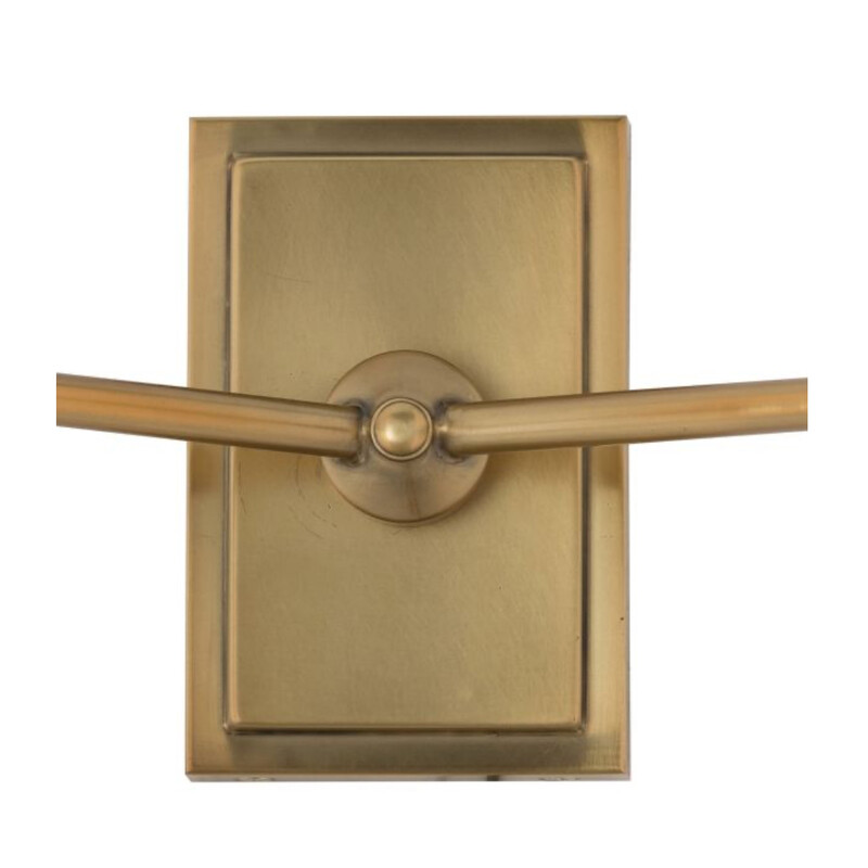 Arteriors Inwwod Sconce - Antique Brass - Off-White Linen Shade - Brand New! Retails for $708.00<br />
<br />
 Size: 15Tx18Wx9.5D<br />
<br />
THE INWOOD SCONCE IS HIGHLIGHTED BY TWO OFF-WHITE LINEN SHADES, EMITTING LIGHT ATOP AND BELOW THE SCONCE. FINISHED IN ANTIQUE BRASS THROUGHOUT. DAMP-RATED, ALTHOUGH LIMITED COVERED OUTDOOR CONDITIONS MAY AFFECT FINISH.