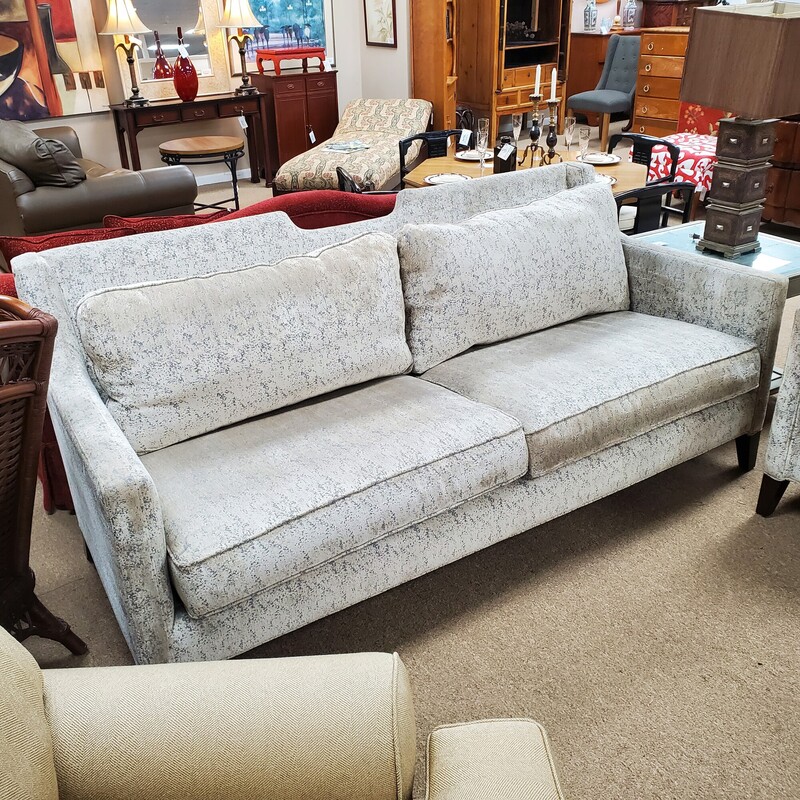 Century Sofa, Grey, Size: 85L