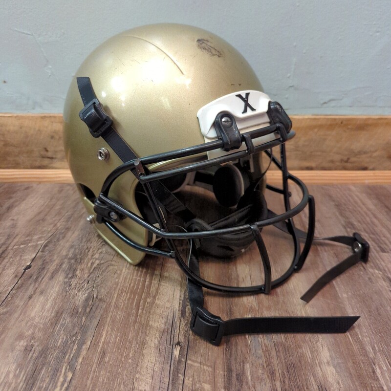 Zenith Football Helmet Yo, Gold, Size: Youth S