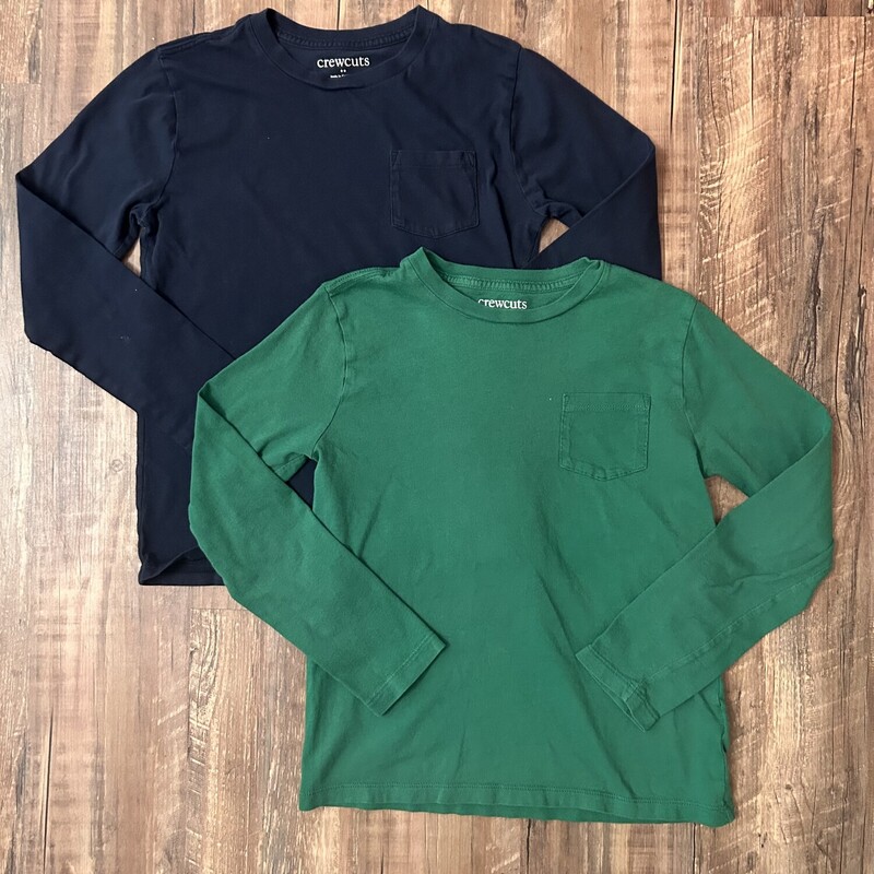 Crew Cuts 2 Tees Green/Na, Green, Size: Youth M
