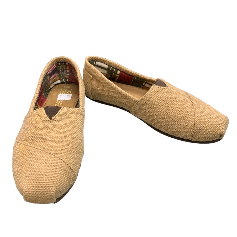 Toms, Red, Size: 10