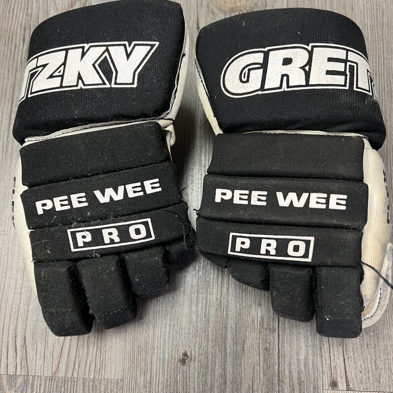 Gretzky Hockey Gloves, Black, Size: 5-9Y