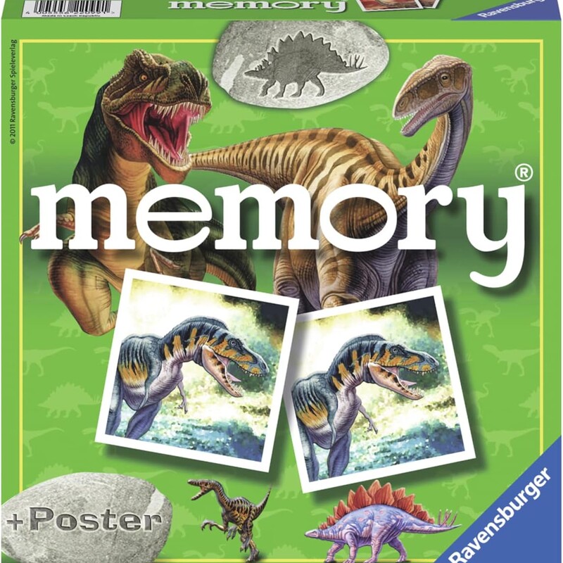 Dinosaur Memory Game, 3+, Size: Game