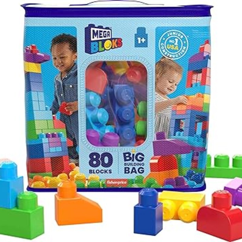80pc First Builders Block, Ages 1+, Size: Build
