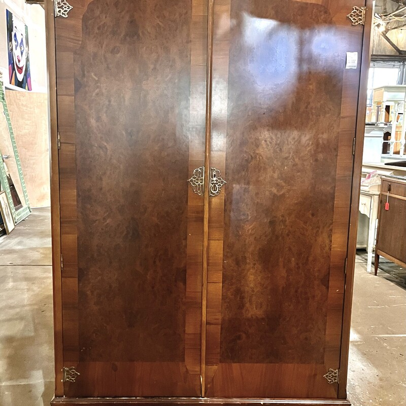 Armoire
76.5in high, 48in wide, 21.5in deep