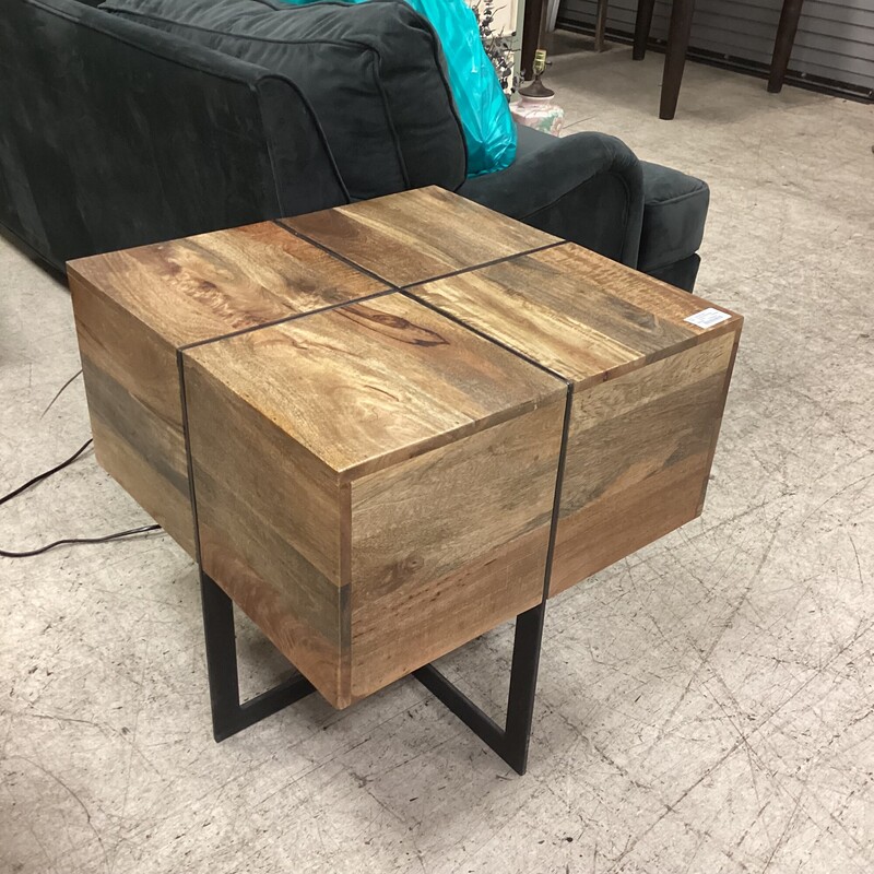 4 Cube End Table, Wood, Z Gallerie
24 in x 24 in x 24in