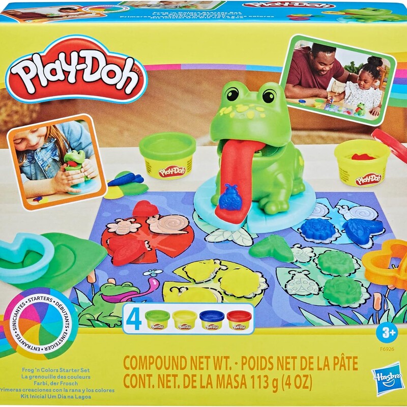 Frog N Colours Starte Set, 3+, Size: Playdoh