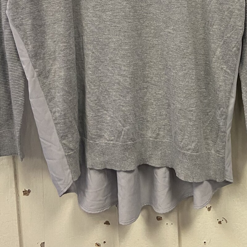 NWT Grey Shirt Sweater<br />
Grey<br />
Size: XL