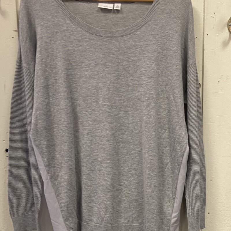 NWT Grey Shirt Sweater<br />
Grey<br />
Size: XL